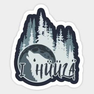 i hüülä Sticker